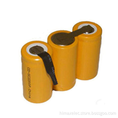 Customized 1.2-24V Sc1500 Ni-Cd Battery Pack